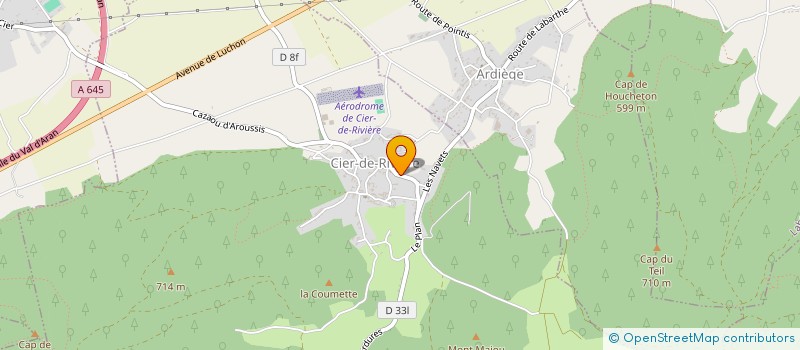 localisation de l'entreprise MONSIEUR PHILIPPE PUJO  CIER-DE-RIVIERE