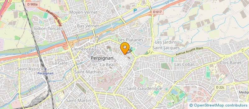 localisation de l'entreprise MONSIEUR PHILIPPE PUJOL  PERPIGNAN