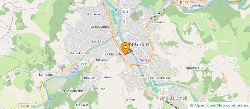 localisation de l'entreprise MONSIEUR PHILIPPE PUJOL à SAINT-GIRONS