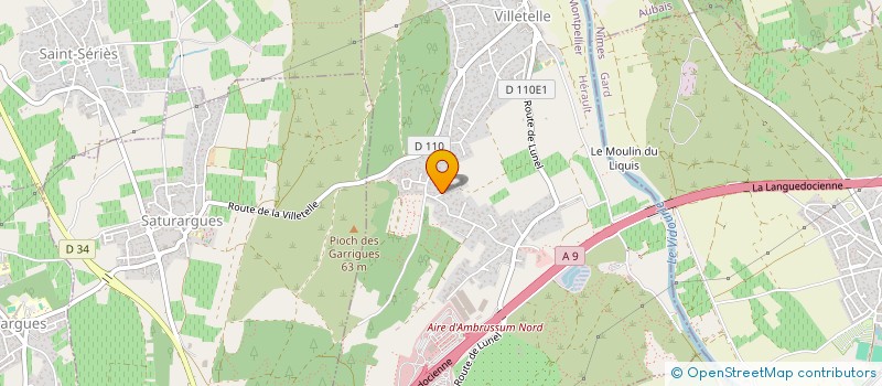 localisation de l'entreprise MONSIEUR PHILIPPE PUJOL  VILLETELLE