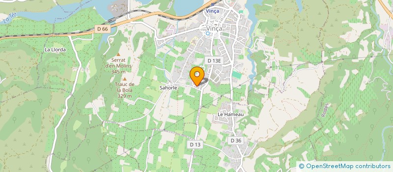 localisation de l'entreprise MONSIEUR PHILIPPE PUJOL  VINCA