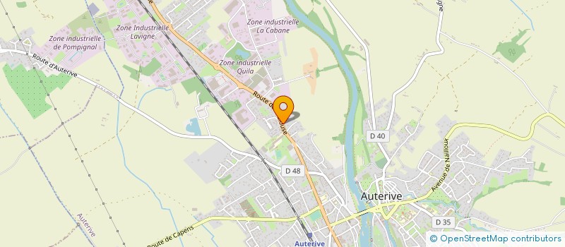 localisation de l'entreprise MONSIEUR PHILIPPE PY  AUTERIVE