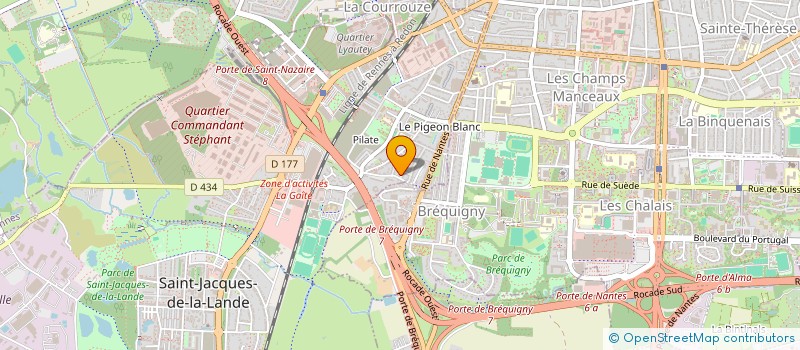 localisation de l'entreprise MONSIEUR PHILIPPE QUEGUINER à SAINT-JACQUES-DE-LA-LANDE