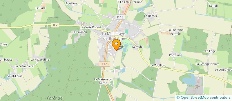 localisation de l'entreprise MONSIEUR PHILIPPE QUELENNEC  LA MEILLERAYE-DE-BRETAGNE