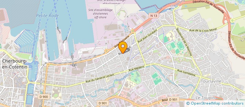 localisation de l'entreprise MONSIEUR PHILIPPE QUELVENNEC  CHERBOURG-EN-COTENTIN