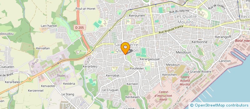 localisation de l'entreprise MONSIEUR PHILIPPE QUEMENEUR à BREST