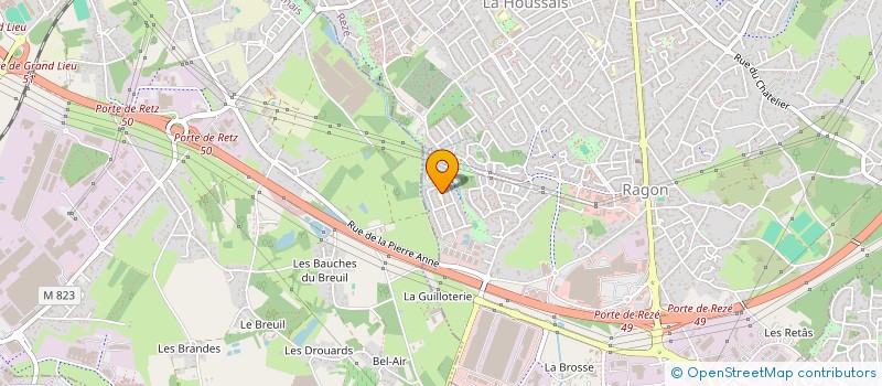 localisation de l'entreprise MONSIEUR PHILIPPE QUENAUD à REZE