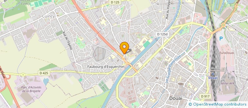 localisation de l'entreprise MONSIEUR PHILIPPE QUENSON  DOUAI