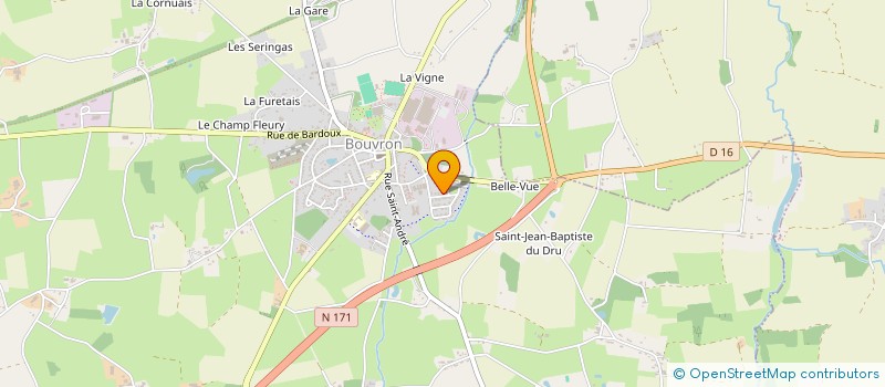 localisation de l'entreprise MONSIEUR PHILIPPE QUERARD  BOUVRON