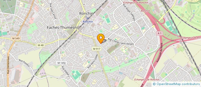 localisation de l'entreprise MONSIEUR PHILIPPE QUEVA  RONCHIN