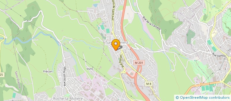 localisation de l'entreprise MONSIEUR PHILIPPE QUIBLIER  SAINT-GENEST-LERPT