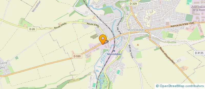 localisation de l'entreprise MONSIEUR PHILIPPE QUIEVY à MONTDIDIER