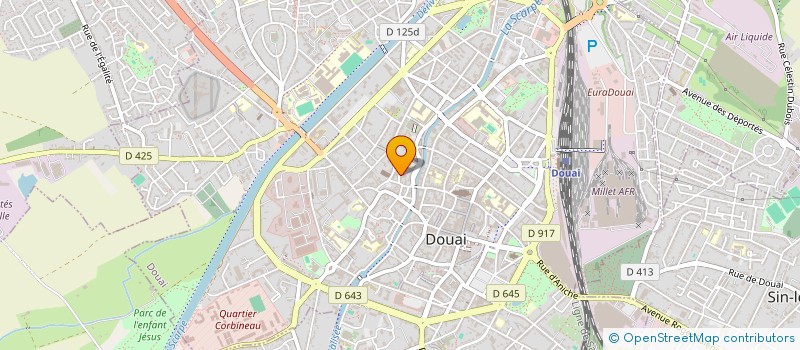 localisation de l'entreprise MONSIEUR PHILIPPE QUIGNON à DOUAI