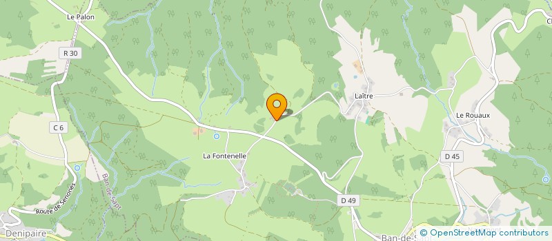 localisation de l'entreprise MONSIEUR PHILIPPE QUINET  BAN-DE-SAPT