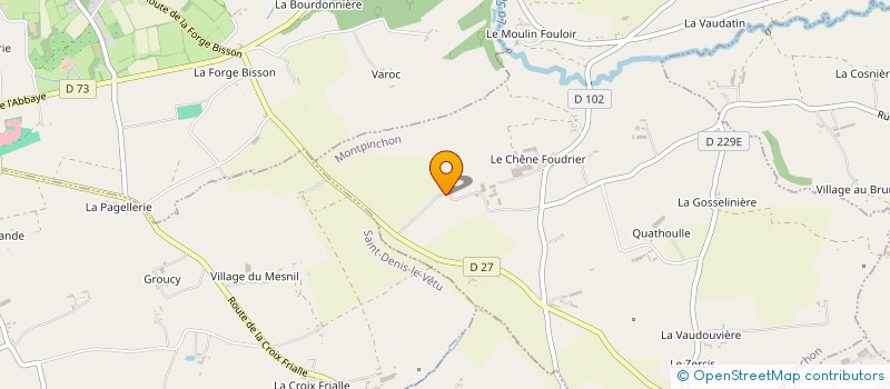 localisation de l'entreprise MONSIEUR PHILIPPE QUINETTE  MONTPINCHON