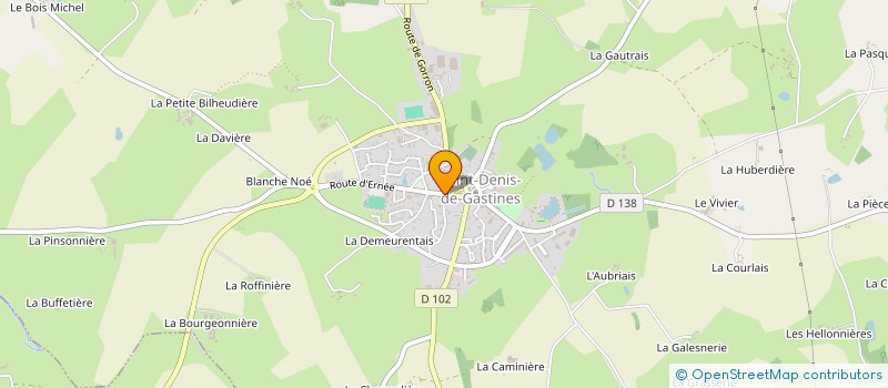 localisation de l'entreprise MONSIEUR PHILIPPE QUINTON  SAINT-DENIS-DE-GASTINES