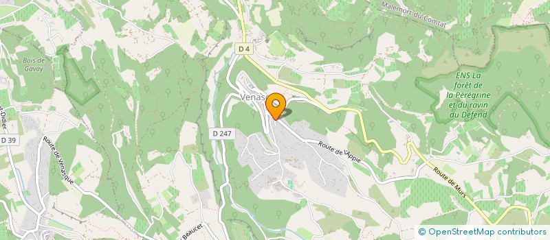 localisation de l'entreprise MONSIEUR PHILIPPE QUINZIN  VENASQUE