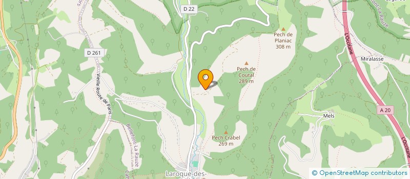 localisation de l'entreprise MONSIEUR PHILIPPE QUIRIN  BELLEFONT-LA RAUZE