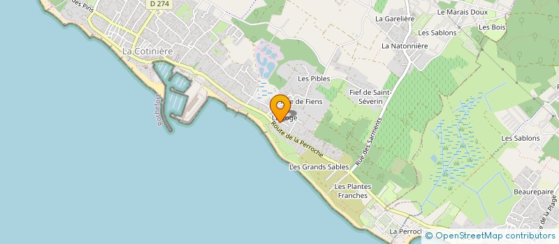 localisation de l'entreprise MONSIEUR PHILIPPE RABEAU  SAINT-PIERRE-D OLERON