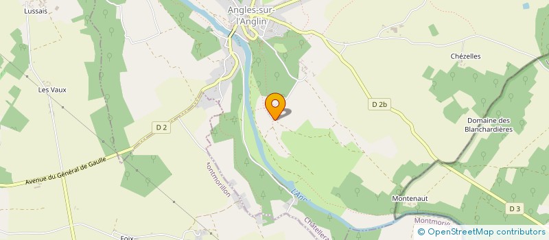 localisation de l'entreprise MONSIEUR PHILIPPE RABEAU  ANGLES-SUR-L ANGLIN