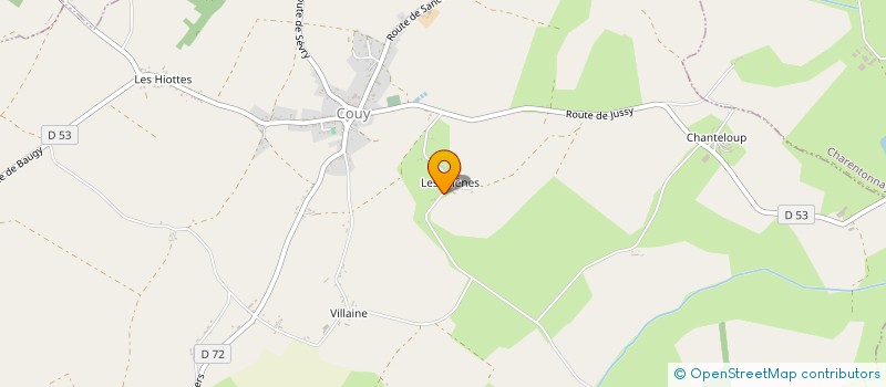 localisation de l'entreprise MONSIEUR PHILIPPE RABLAT  COUY