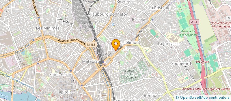 localisation de l'entreprise MONSIEUR PHILIPPE RACAUD à TOULOUSE