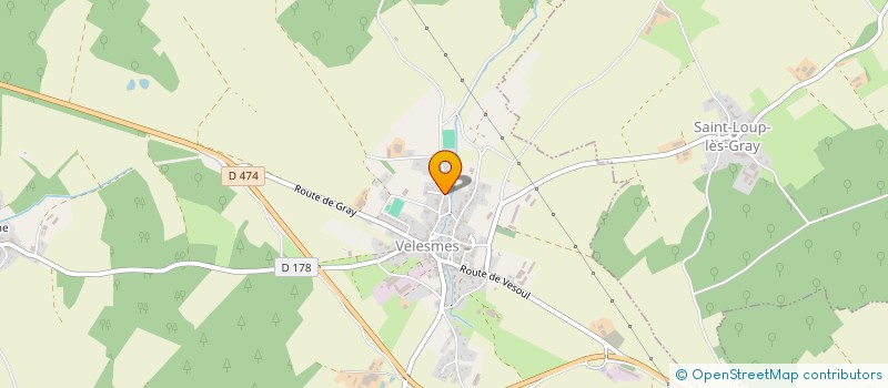 localisation de l'entreprise MONSIEUR PHILIPPE RACINE  VELESMES-ECHEVANNE