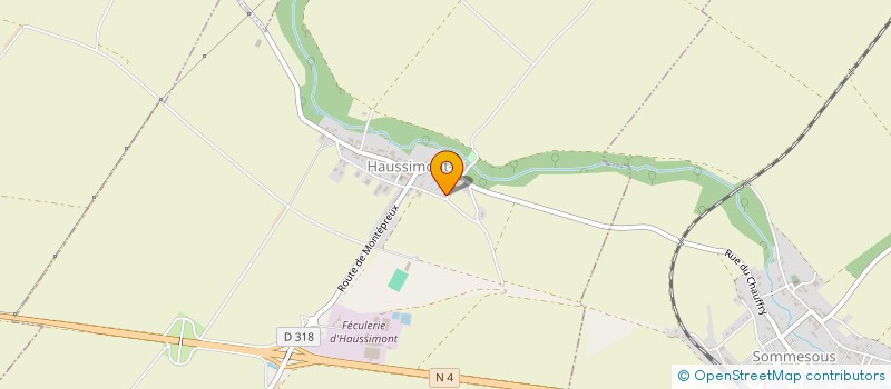 localisation de l'entreprise MONSIEUR PHILIPPE RADET  HAUSSIMONT