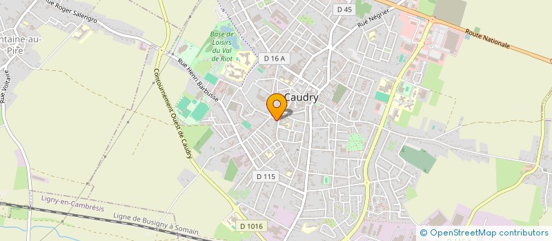 localisation de l'entreprise MONSIEUR PHILIPPE RAEPSAET à CAUDRY