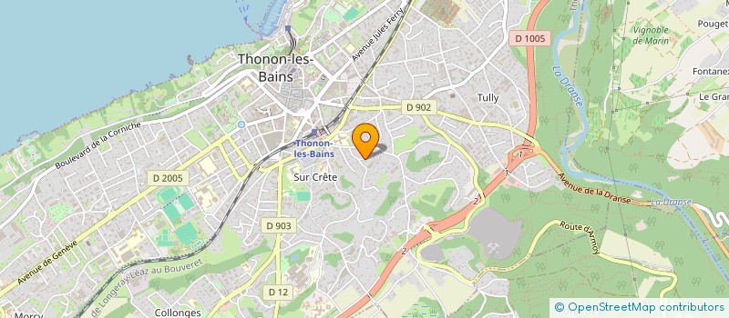 localisation de l'entreprise MONSIEUR PHILIPPE RAFFIN à THONON-LES-BAINS