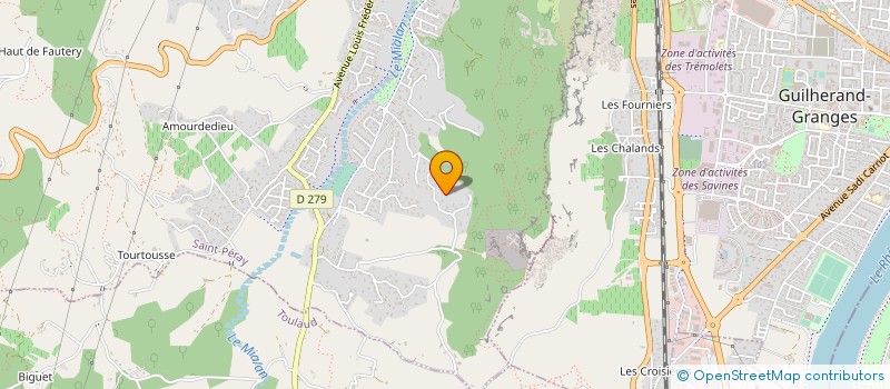 localisation de l'entreprise MONSIEUR PHILIPPE RAFFOUR à SAINT-PERAY