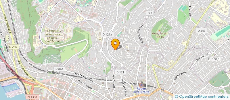 localisation de l'entreprise MONSIEUR PHILIPPE RAGUIN  MONT-SAINT-AIGNAN