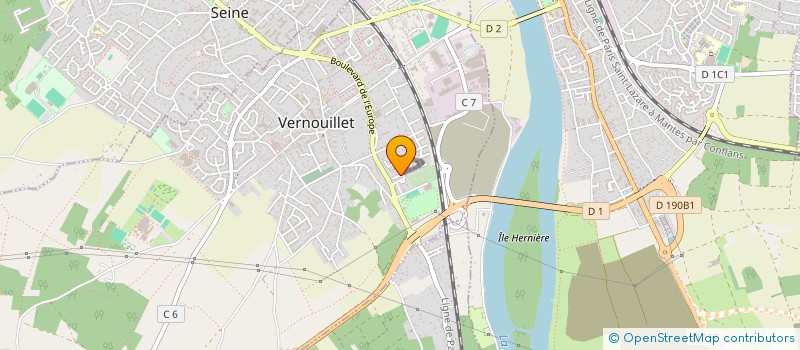 localisation de l'entreprise MONSIEUR PHILIPPE RAIMBAULT  VERNOUILLET