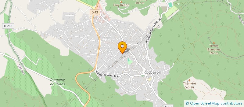 localisation de l'entreprise MONSIEUR PHILIPPE RAIO  ROCBARON