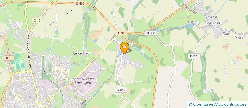 localisation de l'entreprise MONSIEUR PHILIPPE RALU à LA FERTE MACE