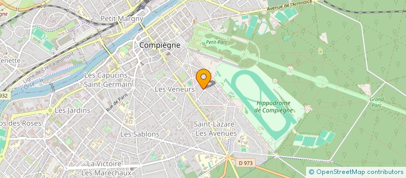 localisation de l'entreprise MONSIEUR PHILIPPE RALUY à COMPIEGNE