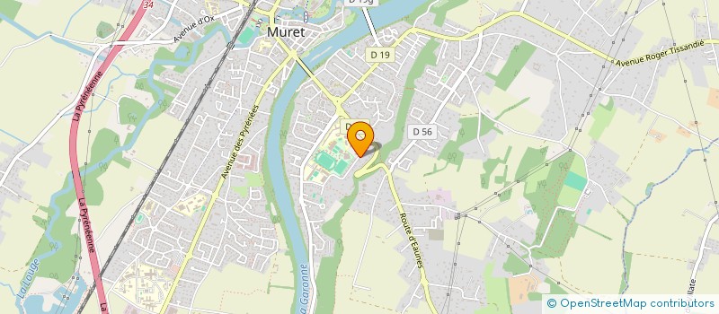 localisation de l'entreprise MONSIEUR PHILIPPE RAMAUGE  MURET