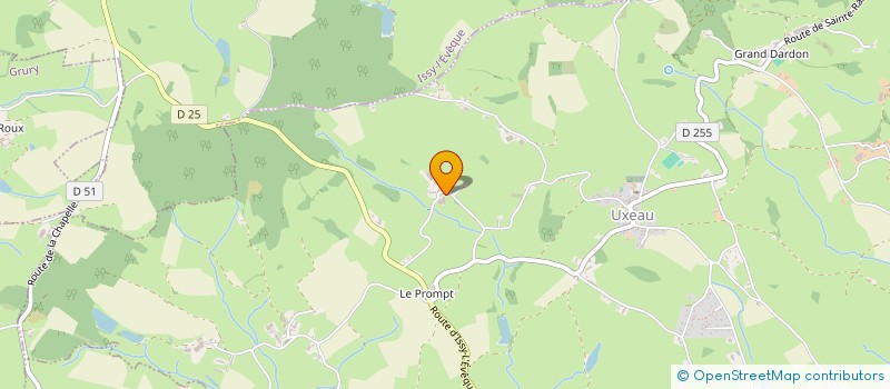 localisation de l'entreprise MONSIEUR PHILIPPE RAMEAU  UXEAU