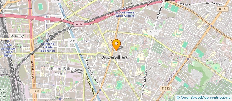 localisation de l'entreprise MONSIEUR PHILIPPE RANDRIANANTENAINA  AUBERVILLIERS
