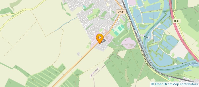 localisation de l'entreprise MONSIEUR PHILIPPE RANGEARD  DIEULOUARD