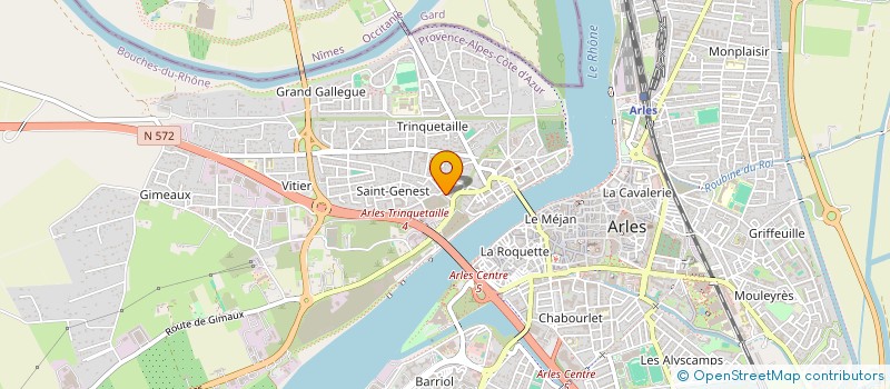 localisation de l'entreprise MONSIEUR PHILIPPE RAOULX  ARLES