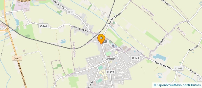 localisation de l'entreprise MONSIEUR PHILIPPE RATAUD  LAVENTIE