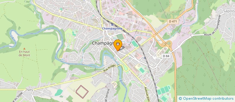 localisation de l'entreprise MONSIEUR PHILIPPE RATTE  CHAMPAGNOLE