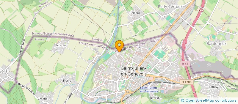 localisation de l'entreprise MONSIEUR PHILIPPE RAULIQUE à SAINT-JULIEN-EN-GENEVOIS