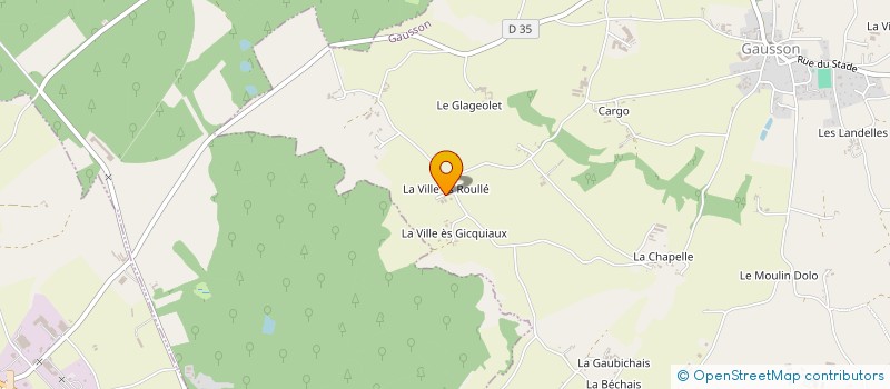 localisation de l'entreprise MONSIEUR PHILIPPE RAULT à GAUSSON