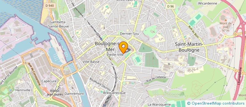 localisation de l'entreprise MONSIEUR PHILIPPE RAULT à BOULOGNE-SUR-MER