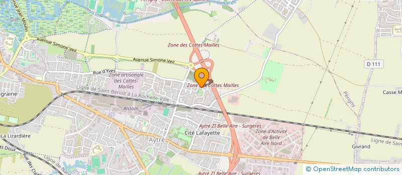 localisation de l'entreprise MONSIEUR PHILIPPE RAUTURIER  AYTRE