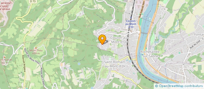 localisation de l'entreprise MONSIEUR PHILIPPE RAUZY  COUZON-AU-MONT-D'OR
