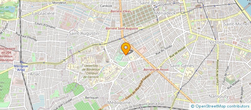 localisation de l'entreprise MONSIEUR PHILIPPE RAVAUT à BORDEAUX