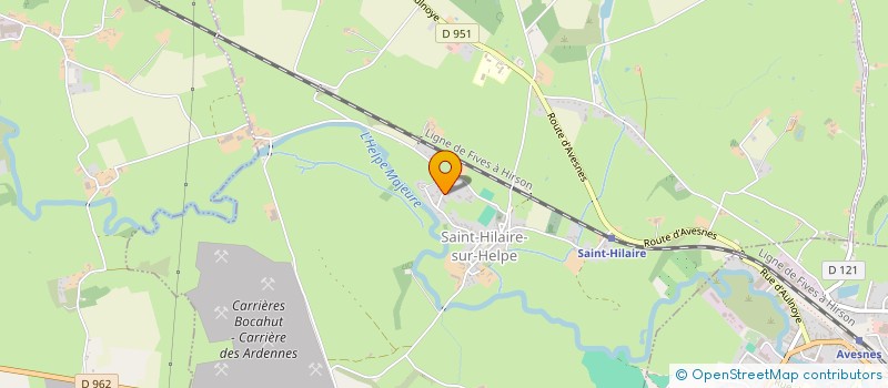localisation de l'entreprise MONSIEUR PHILIPPE RAVAUX à SAINT-HILAIRE-SUR-HELPE